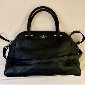 Kate spade black crossbody bag with handle